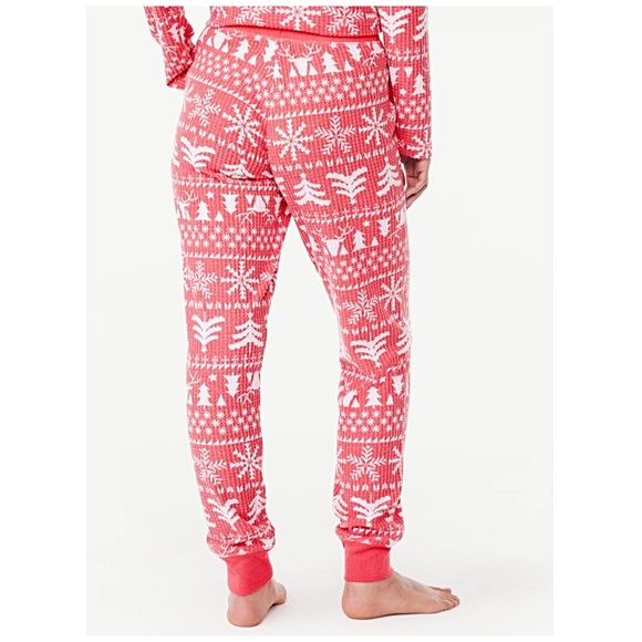 JOYSPUN WOMEN’S WAFFLE HACCI KNIT SLEEP SET - Picture 9 of 12